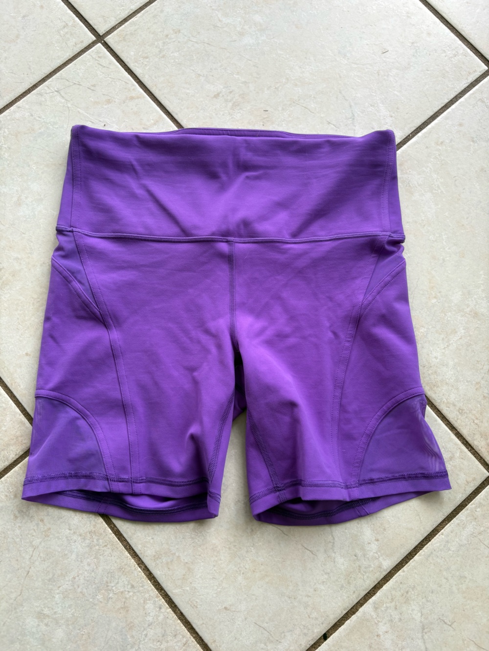 lululemon athletica Vibrant Purple High-Rise Workout Shorts